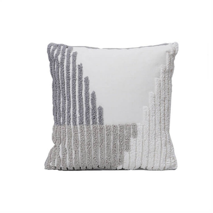 Geometric Woven Tufted Scatter Cushion - Strip