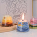 DIY Sand Painting Scented Candle - Blue Wind Chime - Creative Living