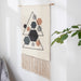 Bohemian Tassel Wall Hanging Triangle & Hexagon - Creative Living