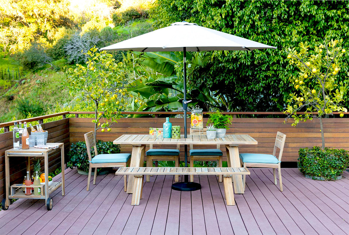 Antigua Teak Outdoor Dining Set