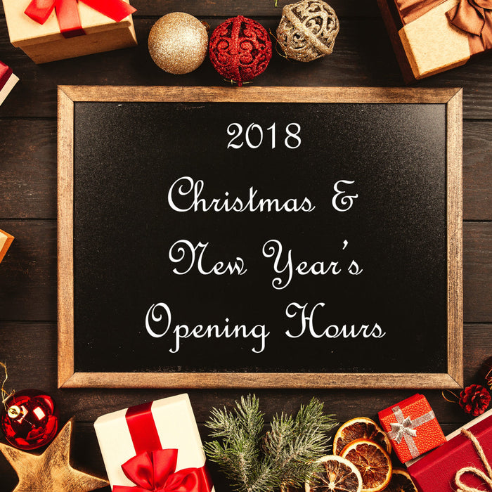2018 Christmas & New Year Closing Date