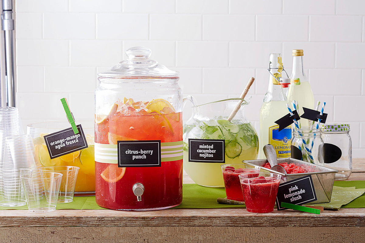 25 Creative Drink Station Ideas For Your Party — Creative Living