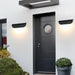 Modern Curved LED Sconce Lamp - Black - Creative Living