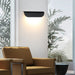 Modern Curved LED Sconce Lamp - Black - Creative Living