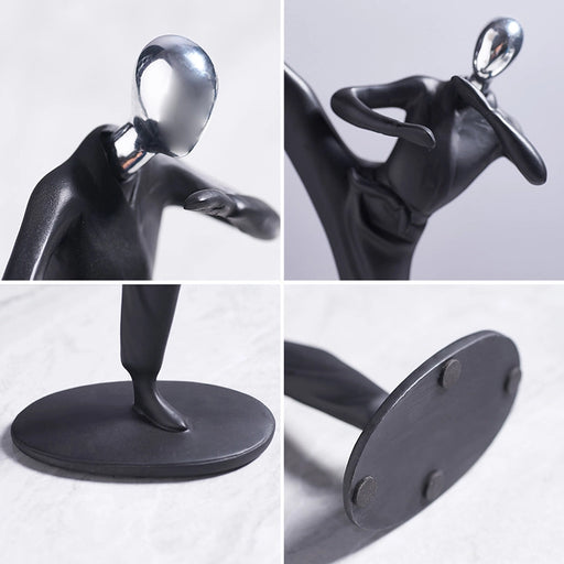 Kung Fu Player Figurine Black at Creative-Living.co.za