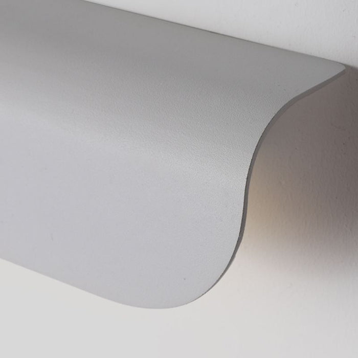 Modern Curved LED Sconce Lamp - White - Creative Living