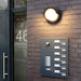 Outdoor Wall Mounted Light - Round Black - Creative Living