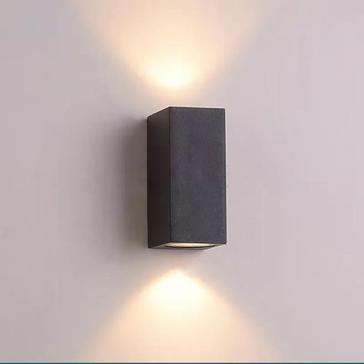 Black Up & Down Facing Wall Lamp - Creative Living