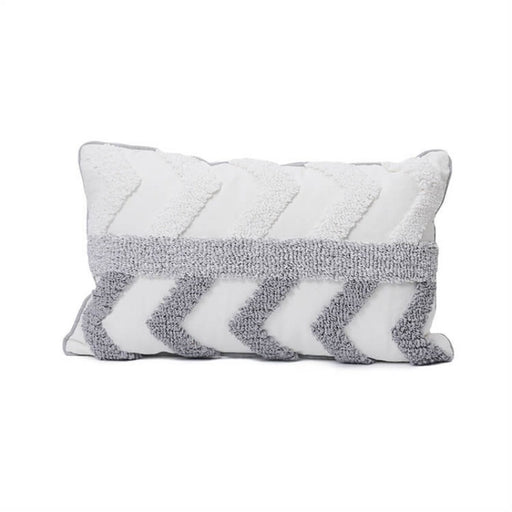 Geometric Woven Tufted Lumbar Pillow - Arrow - Creative Living