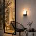 Lumi Square Outdoor Wall Light | Modern Wall Sconce Indoor & Outdoor from Creative Living