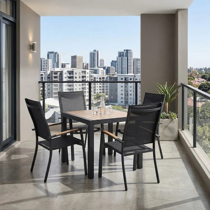 Roma 4-seater Dining Set-Creative Living