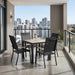 Roma 4-seater Dining Set-Creative Living