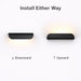 Black Modern Curved LED Sconce Lamp from Creative-Living.co.za