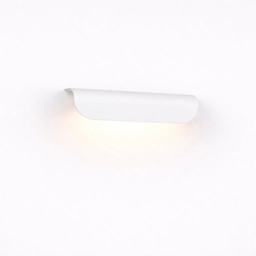 White Modern Curved LED Sconce Lamp from Creatibe-Living.co.za