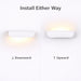 White Modern Curved LED Sconce Lamp from Creatibe-Living.co.za