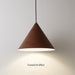 Wooden pendant light on a gray background with 'Turned On Effect' text.
