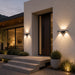 Black Modern Wave Curve LED Wall Lamp-Creative Living
