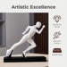 Abstract Running Man Resin Sculpture from Creative Living