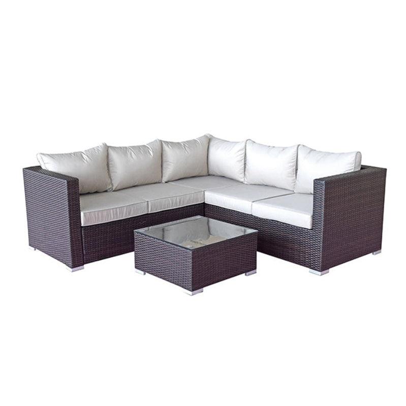 Nova Amelia Rattan Corner Sofa Set