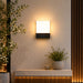 Lumi Square Outdoor Wall Light | Modern Wall Sconce Indoor & Outdoor from Creative Living