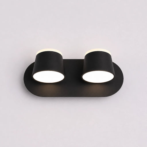 Black Memphis Duo Rotatable Wall Light from Creative Living