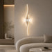 Eclipse Wave LED Wall Light – White 100cm