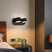 Black Memphis Duo Rotatable Wall Light from Creative Living