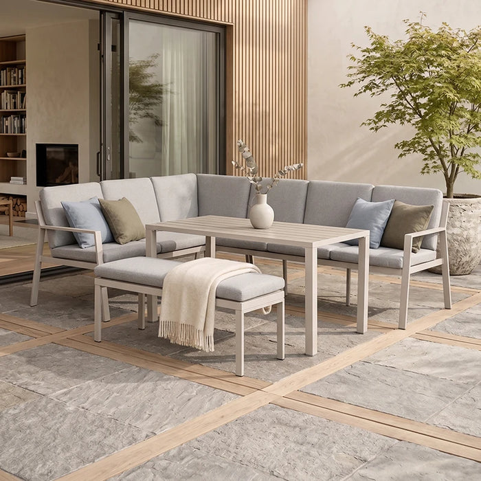 Valeria Corner Dining Lounge Set-Creative Living