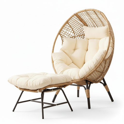 Charlotte Egg Chair Natural-Creative Living