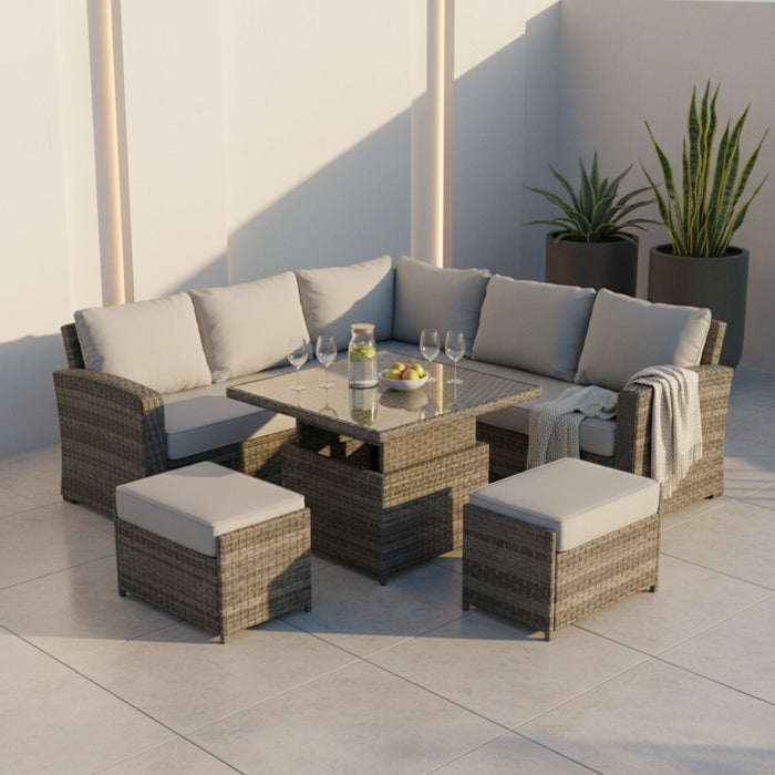Grace Corner Dining Set with Lift Table
