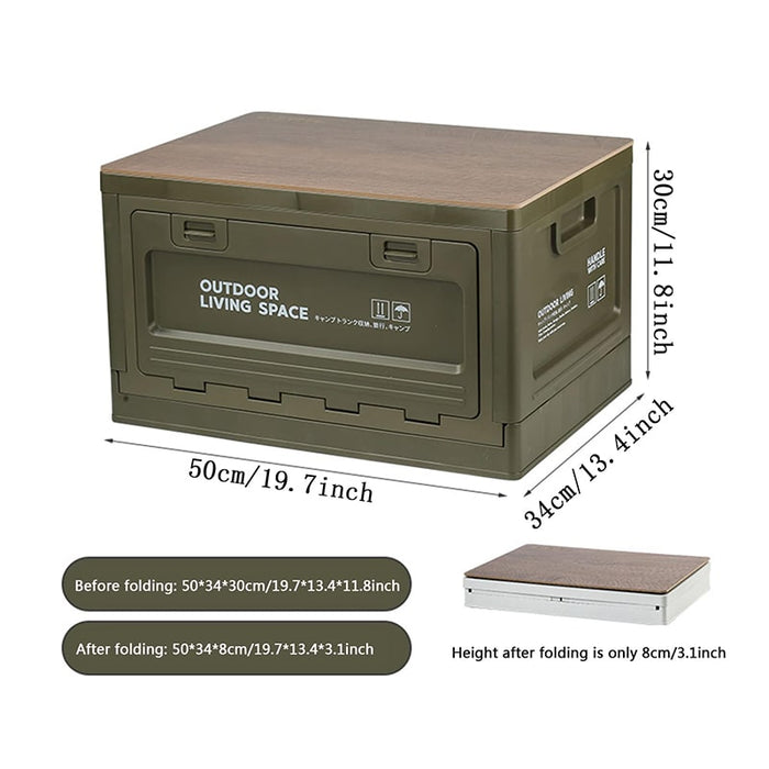 Stackable Camping Storage Box - Green | Creative Living