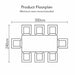 Mannington 8-seater Dining Set-Creative Living