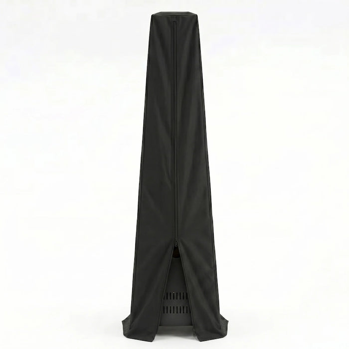 Matte Black Pyramid Gas Flame Patio Heater-Creative Living