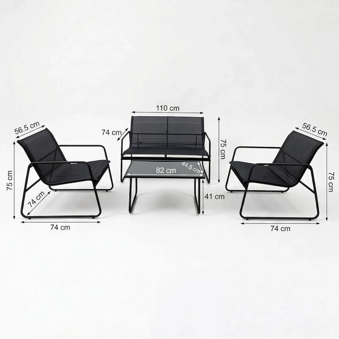 Mora 4-seater Set