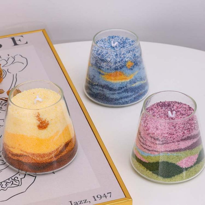 DIY Sand Painting Scented Candle - Hilton - Creative Living