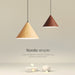 Two pendant lights with a neutral background and 'Nordic simple' text.