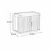 Yeya Foldable Roller-Shutter Storage Box from iKids.co.za