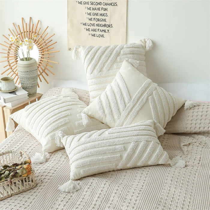Nordic Woven Lumbar Pillow - Style D - Creative Living