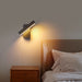 Black Pivot Adjustable LED Outdoor Wall Light-Creative Living