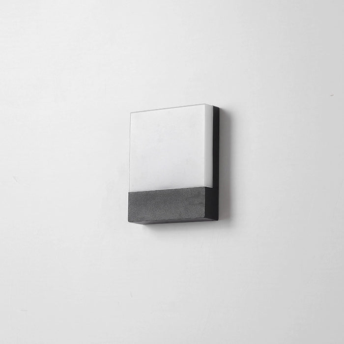 Lumi Square Outdoor Wall Light | Modern Wall Sconce Indoor & Outdoor from Creative Living