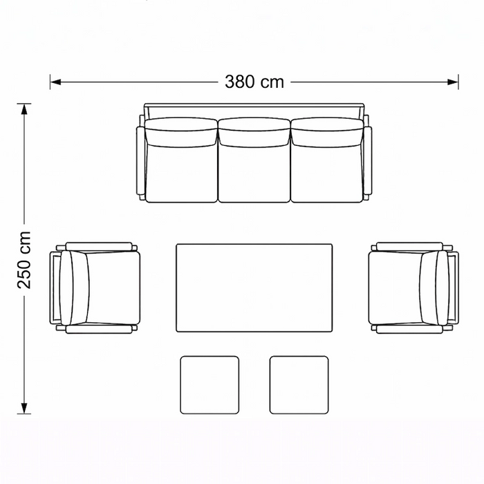 Polperro Lounge Dining Set-Creative Living