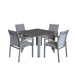 Tayrona 4 Seat 90cm Square Dining Set-Creative Living