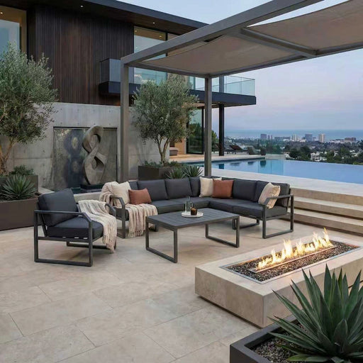 Alarna Corner Sofa Set-Creative Living