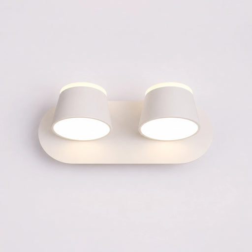 White Memphis Duo Rotatable Wall Light from Creative Living