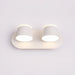 White Memphis Duo Rotatable Wall Light from Creative Living