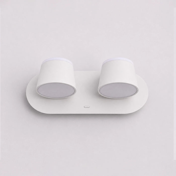 White Memphis Duo Rotatable Wall Light from Creative Living
