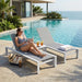 Amalfi Sunlounger Set White - Creative Living