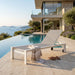  Amalfi Sunlounger White - Creative Living