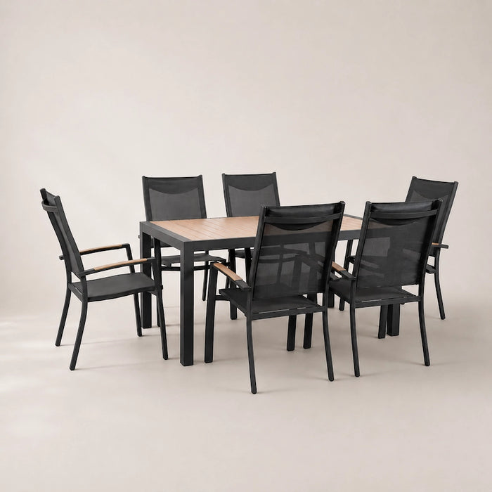 Roma 6-seater Dining Set-Creative Living