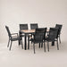 Roma 6-seater Dining Set-Creative Living